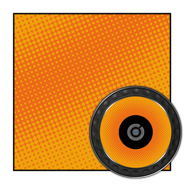 dj-skins Design GRADIENTER DOT 2 ORANGE